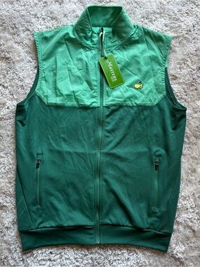 Masters Two-Tone Green Kids' Sleeveless Jacket NWT